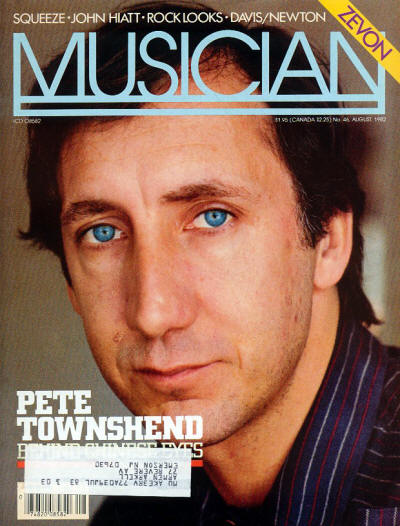 Pete Townshend - USA - Musician - August 1982