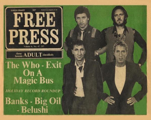 The Who - USA - Free Press - December 9, 1982