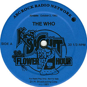 The Who - King Biscuit Flower Hour - October 2, 1983 (Toronto, Ont - December 17, 1982) 