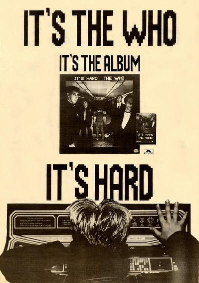 The Who - It's Hard - 1982 UK