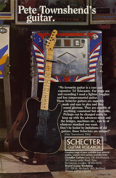 Pete Townshend's Guitar - 1982 USA