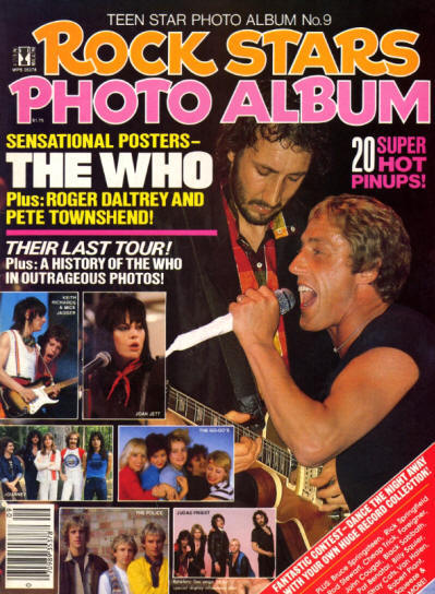 The Who - USA - Rock Stars Photo Album - 1982