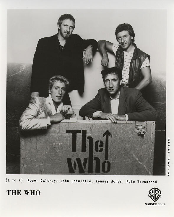 The Who - The Final Concert - 1982 USA Press Kit