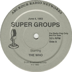 Super Groups Starring The Who LP