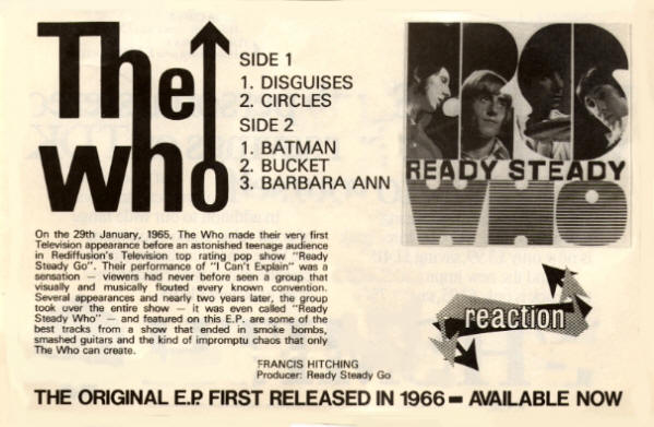 The Who - Ready Steady Who - 1983 UK