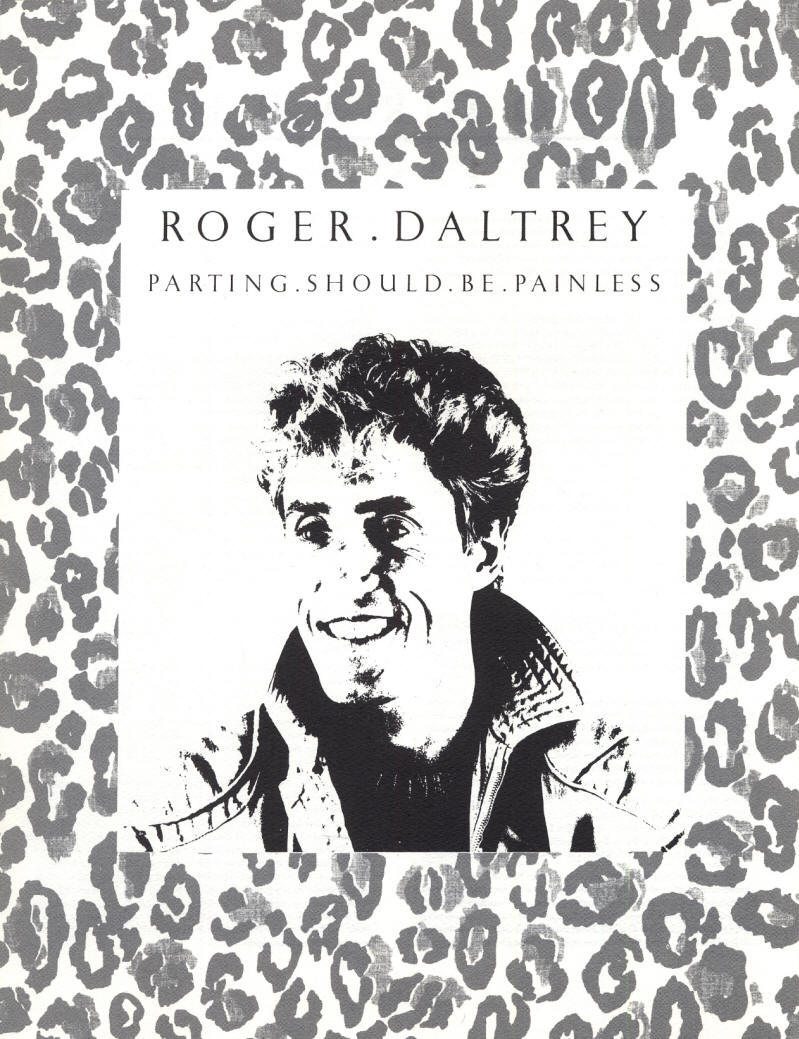 Roger Daltrey - Parting Should Be Painless - 1984 USA Press Kit
