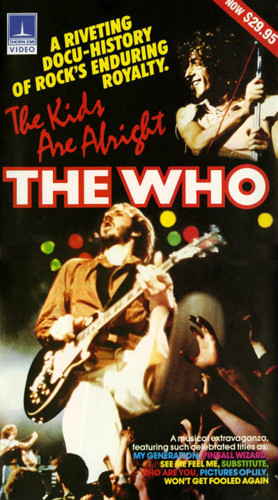 The Who - The Kids Are Alright (Video) - 1984 USA (Promo)