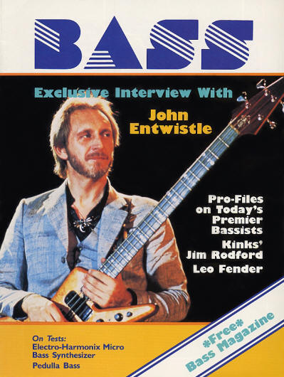 John Entwistle - USA - Bass - July, 1984 (1st Issue)
