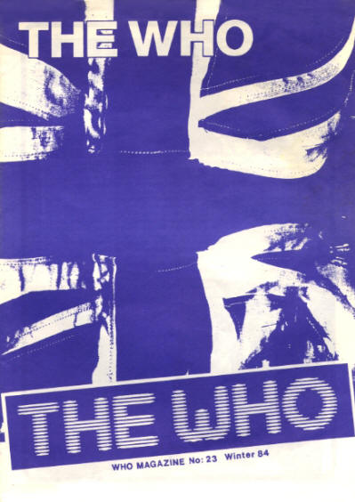 The Who - UK - The Who Magazine #23 - Winter, 1984 