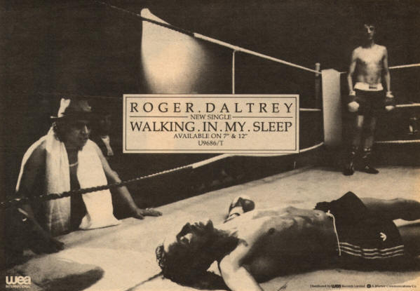 Roger Daltrey - Walking In My Sleep - 1984 UK