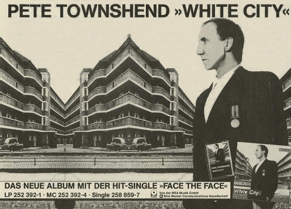 Pete Townshend - White City - 1985 Germany