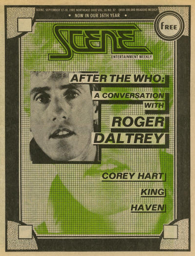 Roger Daltrey - USA - Scene - September 12 - 18, 1985