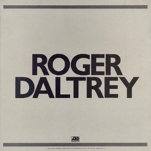 Roger Daltrey - Under A Raging Moon - 1985 USA