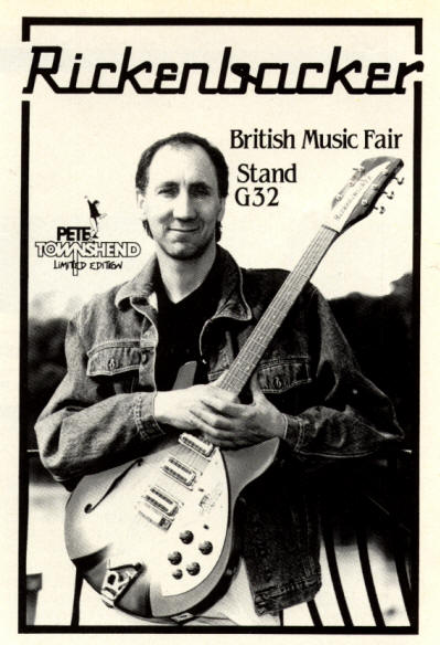 Pete Townshend - Rickenbacker - 1985 UK
