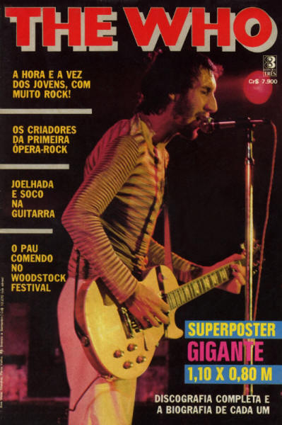 The Who - Brazil - 1985 Poster Magazine