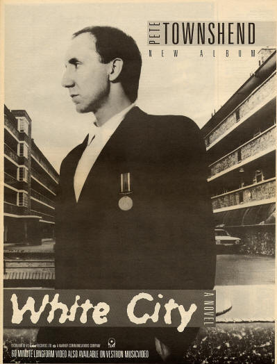 Pete Townshend - White City - 1985 UK
