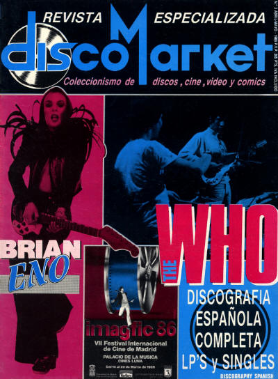 The Who - Spain - Disco Market - May, 1986