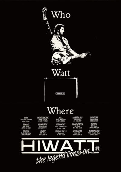 Pete Townshend - Hiwatt - 1986 UK