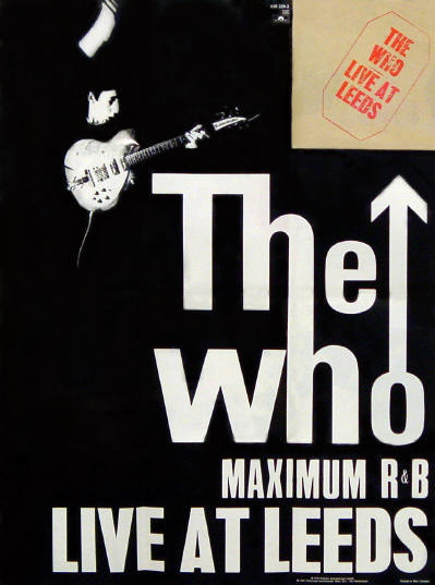 The Who - Live At Leeds - 1987 Germany (front) - Fold out poster of insert included in 1987 Polydor CD 