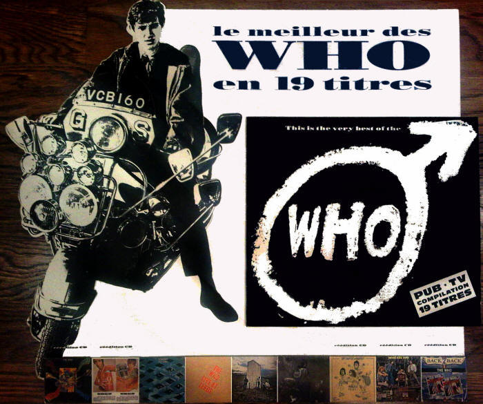 The Who - Who's Better, Who's Best - 1988 France Store Display