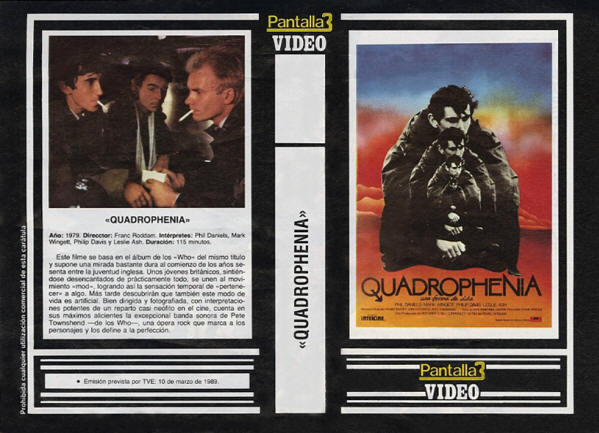 The Who - Quadrophenia - 1989 Spain