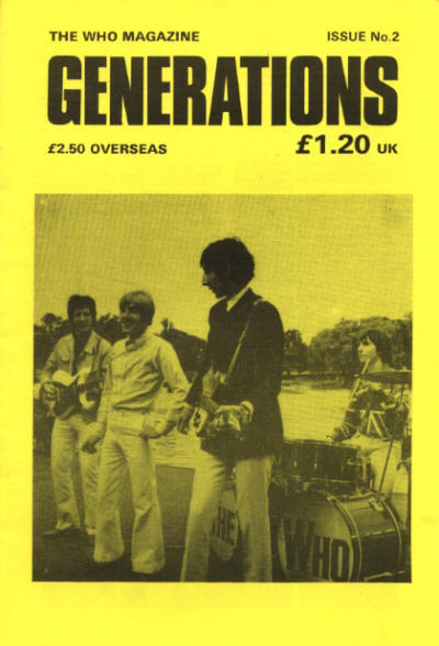 The Who - UK - Generations 2 - June, 1989