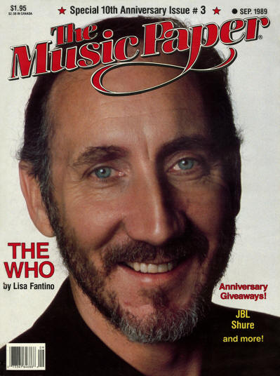 Pete Townshend - USA - The Music Paper - September, 1989