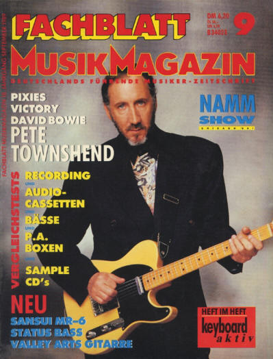 Pete Townshend - Germany - Fachblatt - September, 1989