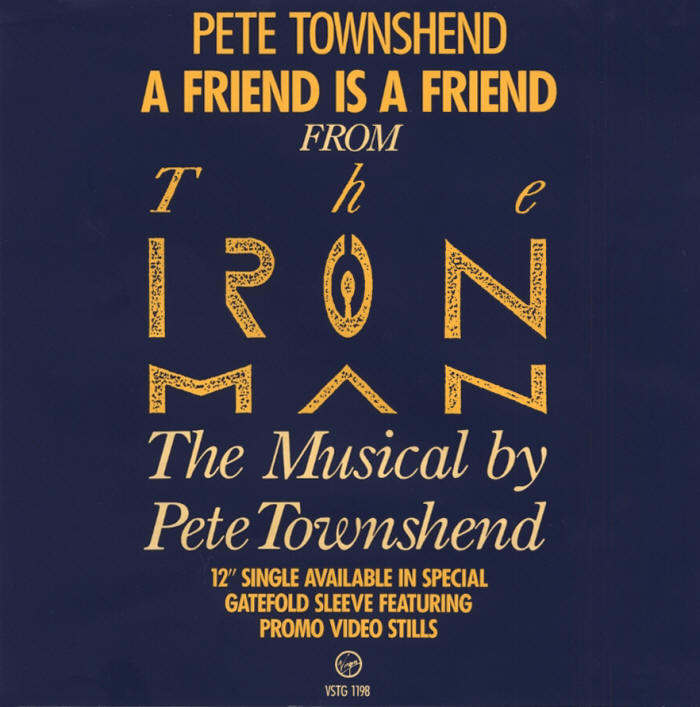 Pete Townshend - A Friend Is A Friend - 1989 UK Store Display