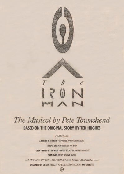 Pete Townshend - Iron Man - 1989 UK