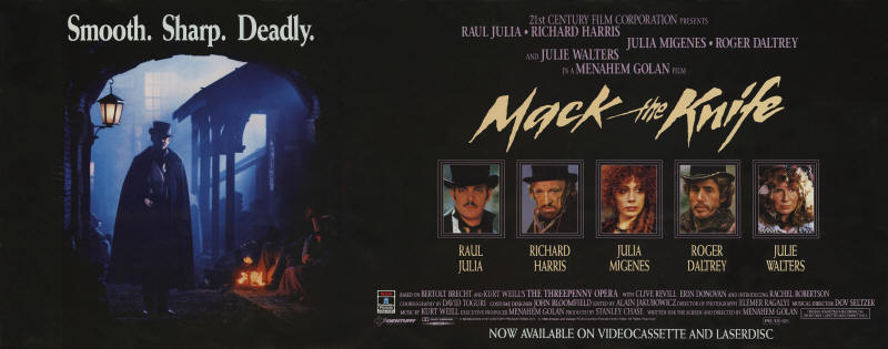 Roger Daltrey - Mack The Knife - 1990 USA Poster (Promo)