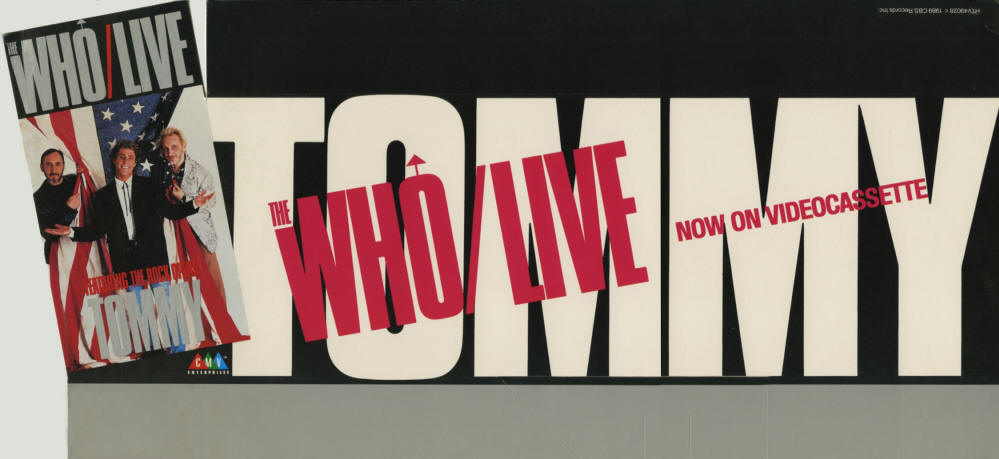 The Who - The Who/Live - Tommy - 1990 USA