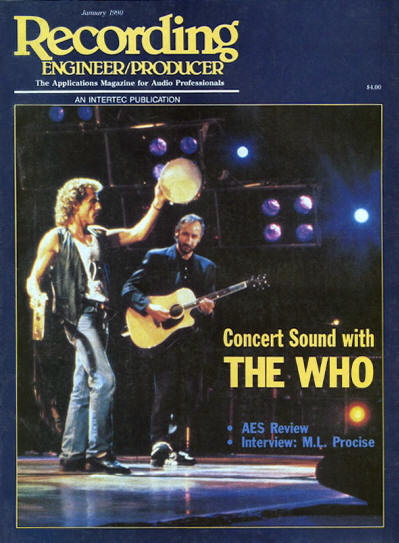 The Who - USA - Recording Engineer/Producer - January, 1990