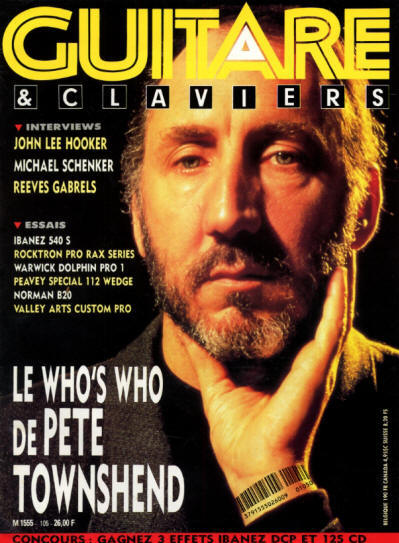 Pete Townshend - France - Guitare & Claviers - February, 1990