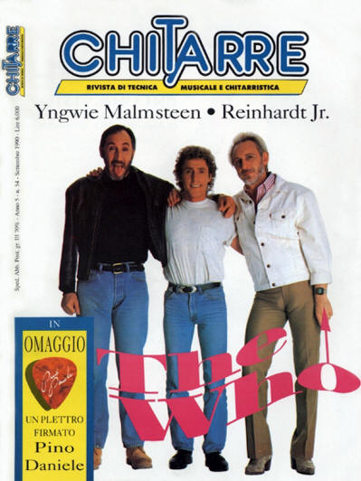 The Who - Italy - Chitarrre - September, 1990