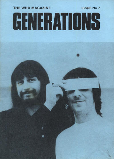 The Who - UK - Generations 7 - December, 1990