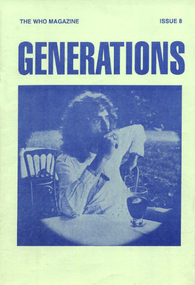 The Who - UK - Generations 8 - Spring, 1991