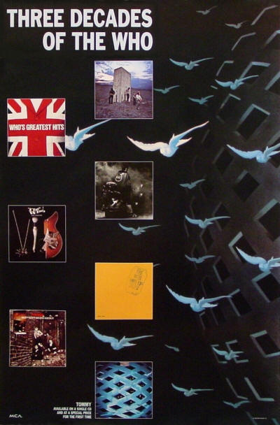 The Who - Three Decades Of The Who - 1993 USA Poster