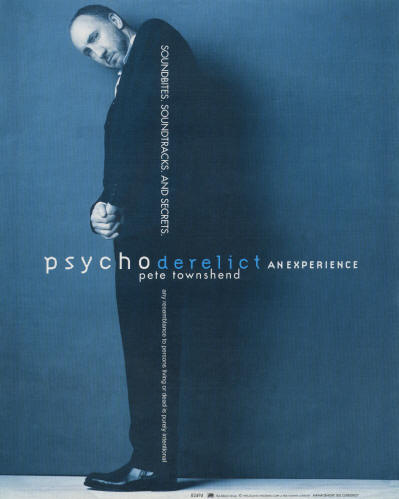 Pete Townshend - Psychoderelict - 1993 USA