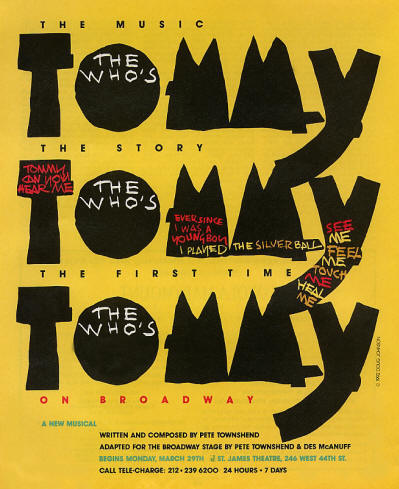 The Who - Tommy - 1993 USA