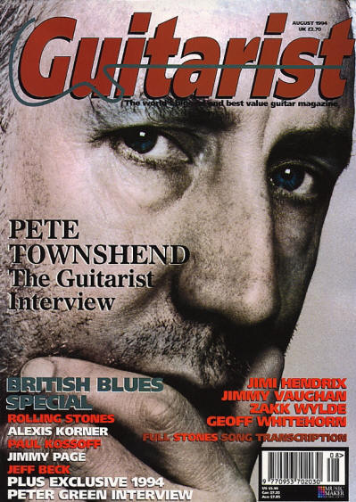 Pete Townshend - UK - Guitarist - August, 1994 