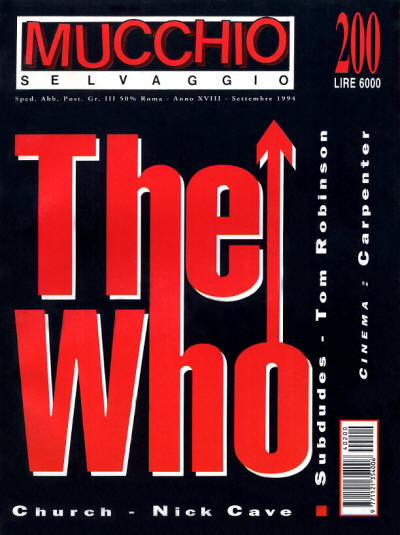 The Who - Italy - Mucchio Selvaggio - September, 1994