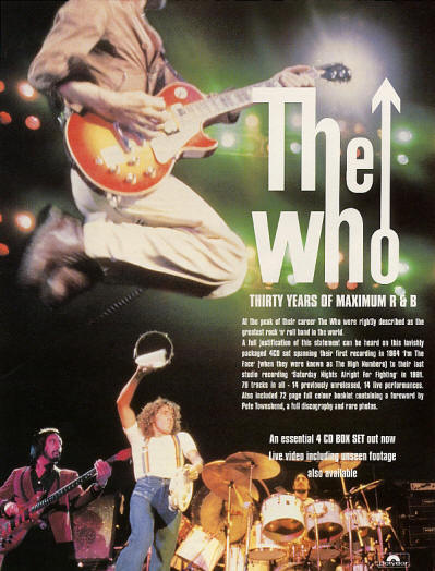 The Who - 30 Years of Maximum R&B - 1994 UK