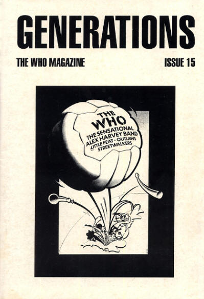 The Who - UK - Generations 15, April, 1996