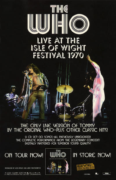 The Who - Live At The Isle Of Wight - 1996 USA (Promo)