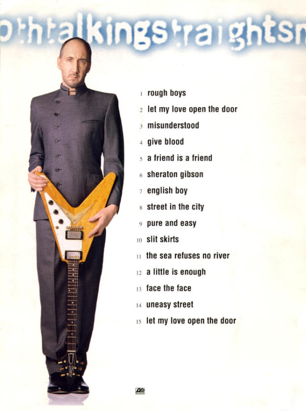 Pete Townshend - The Best Of Pete Townshend - UK - 1996 Press Kit