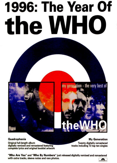 The Who - 1996: The Year Of The Who - 1996 UK (Reproduction)