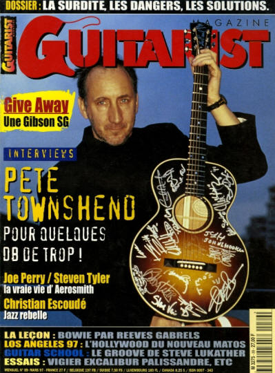 Pete Townshend - France - Guitarist - March, 1997
