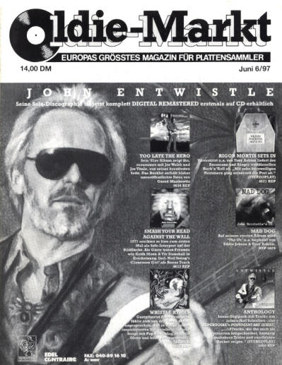 John Entwistle - Germany - Oldies Markt - June, 1997