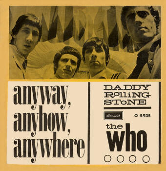 The Who - Anyway, Anyhow, Anywhere - 1965 Denmark 45